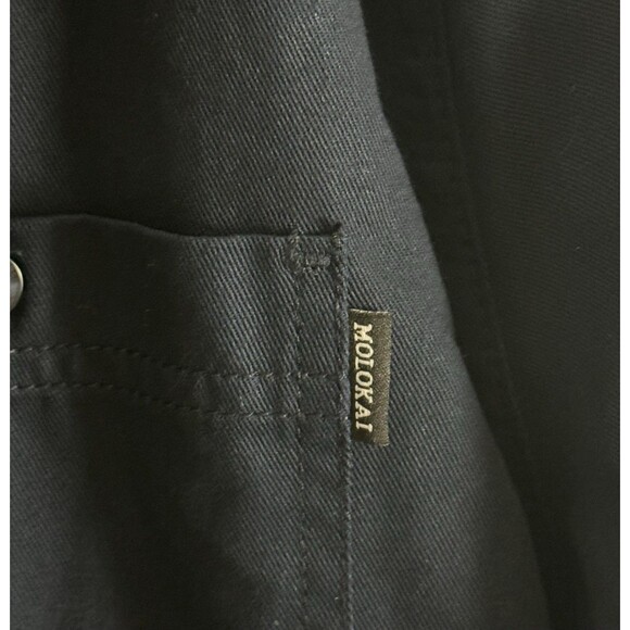 Molokai Surf Co Men’s Hoodie Navy Long Sleeve Button Up Shirt XL - Picture 5 of 10